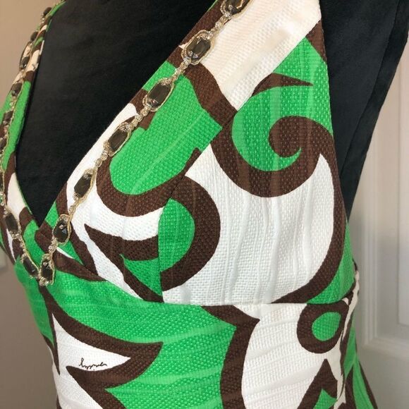 Milly of New York jeweled cocktail dress size 10 - Picture 10 of 13